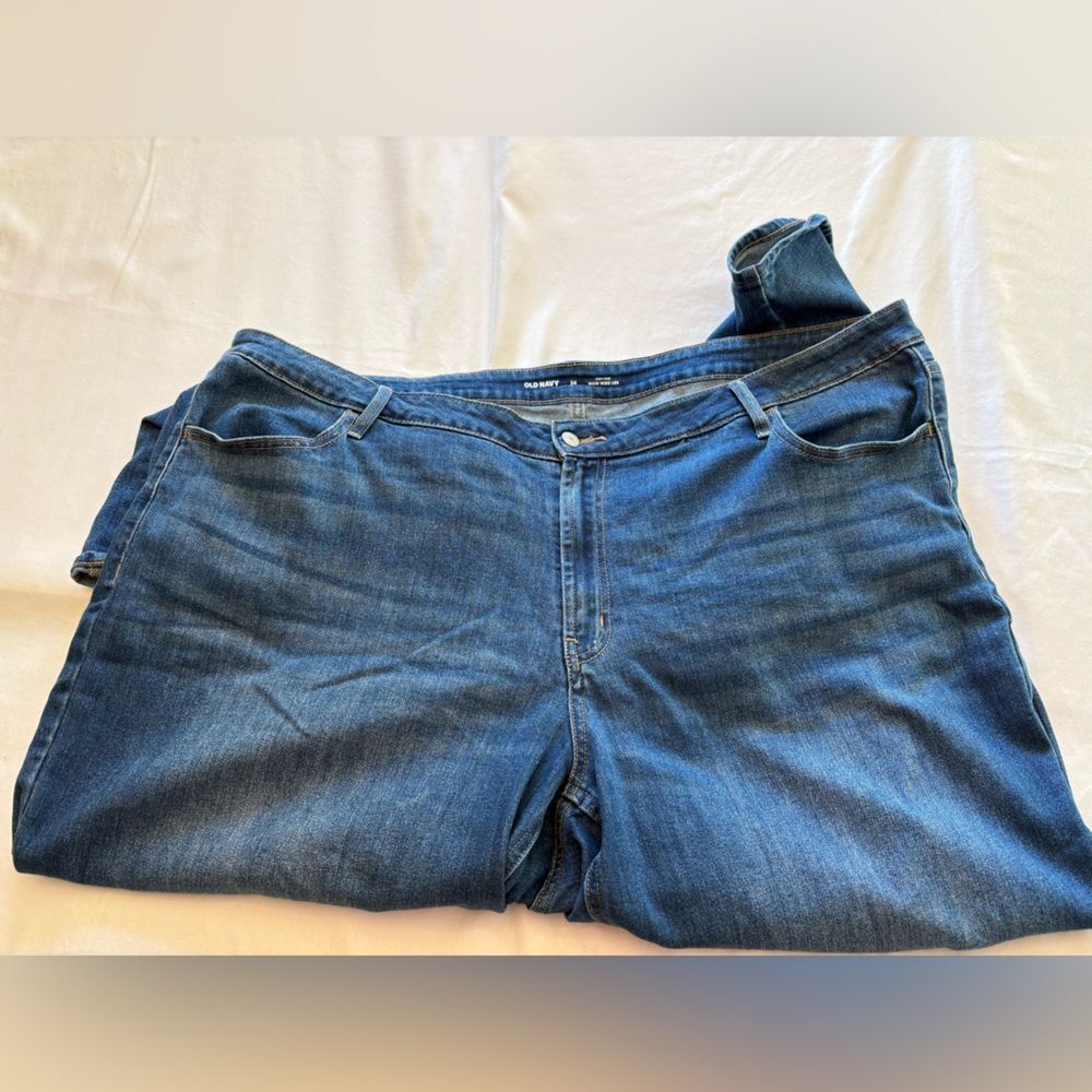 Old Navy High-Rise Wow Wide Leg Jeans | Size 24